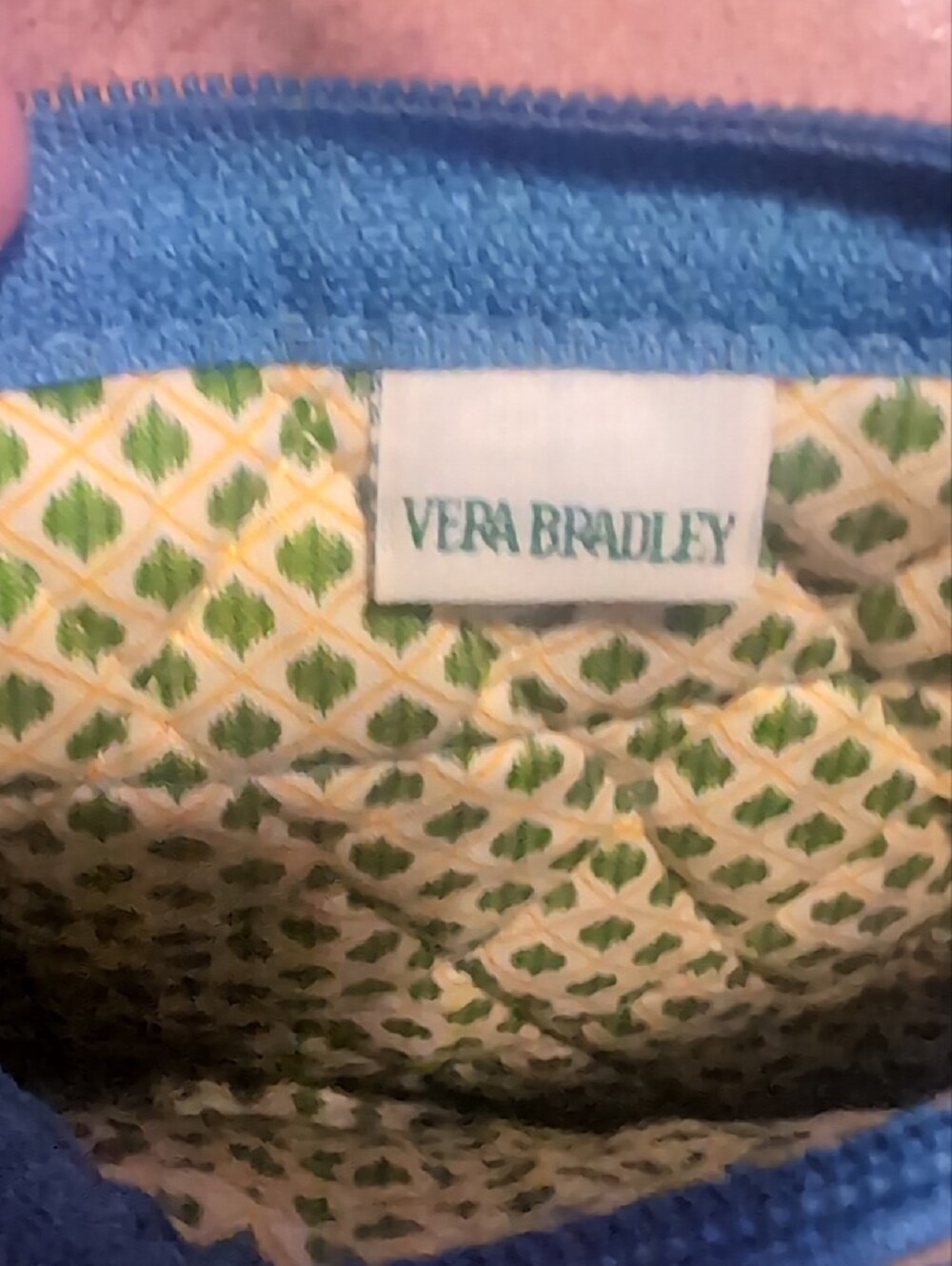 Vera Bradley Blue Floral & Bee Quilted Tote - Picture 2 of 2